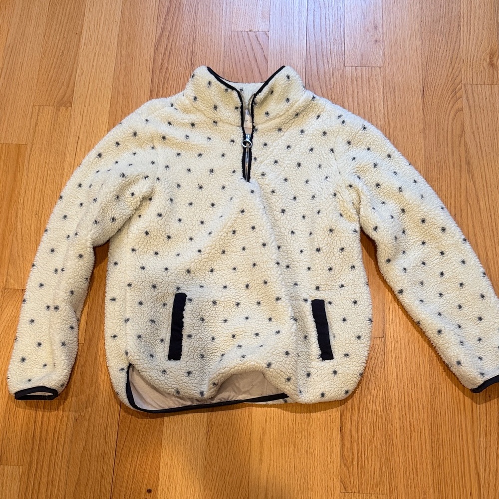 Women's Cream Fleece Jacket